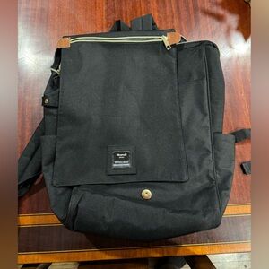 Sleek Black Backpack by Japan Harimari